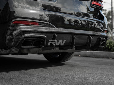 BMW G30 5-Series LCI RWS Carbon Fiber Diffuser
