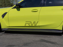 BMW G80 M3 3D Style Carbon Fiber Side Skirts