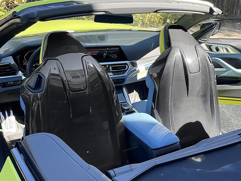 BMW G87 M2 Carbon Fiber Seat Backs (4-Piece)