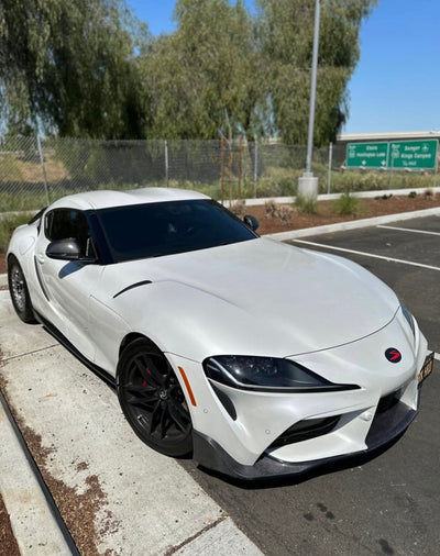 A90/91 Carbon Fiber E Style Front Lip