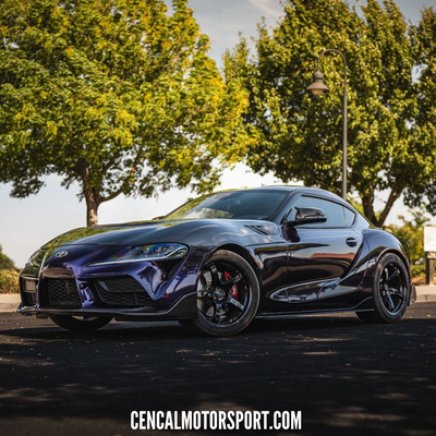 A90/91 Carbon Fiber E Style Front Lip